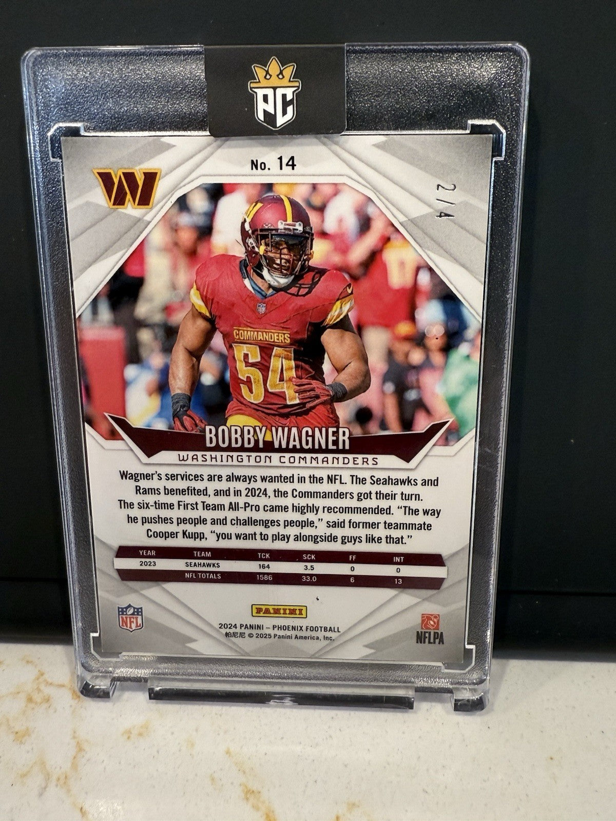 2024 Panini Phoenix - Bobby Wagner #14 Dream Weaver /4