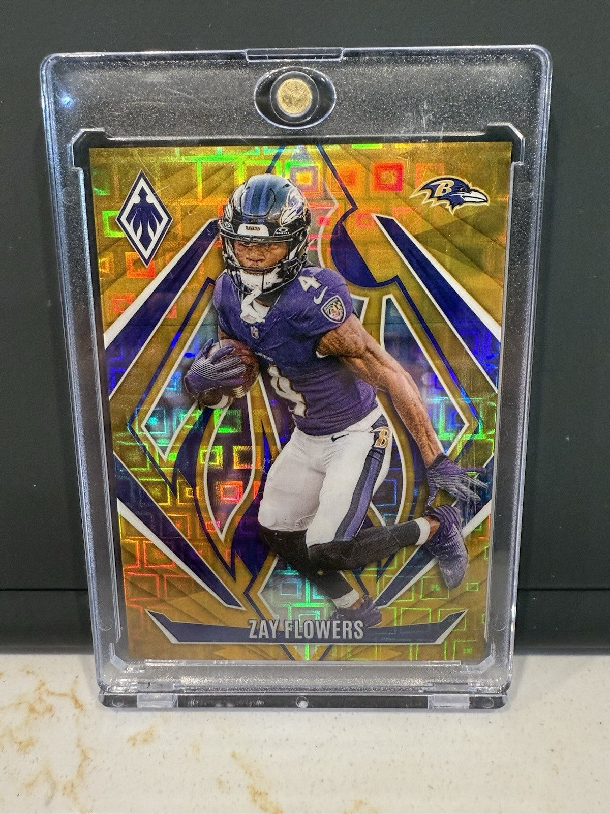 2024 Panini Phoenix Zay Flowers #150 Gold Hyper /10