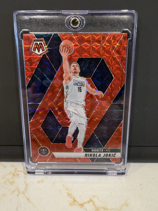 2024-25 Panini Mosaic Mosaic Red #117 Nikola Jokic NUGGETS