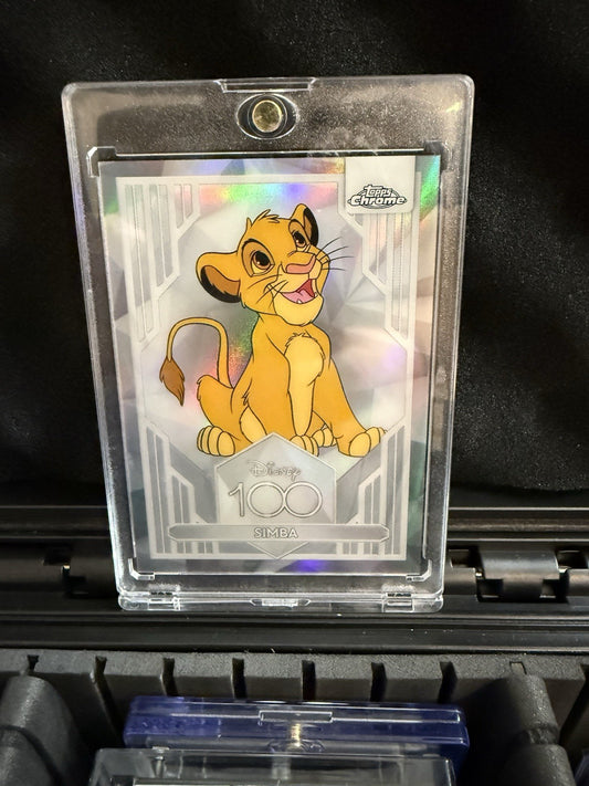 Simba 2023 Topps Chrome Disney 100 #65 Refractors