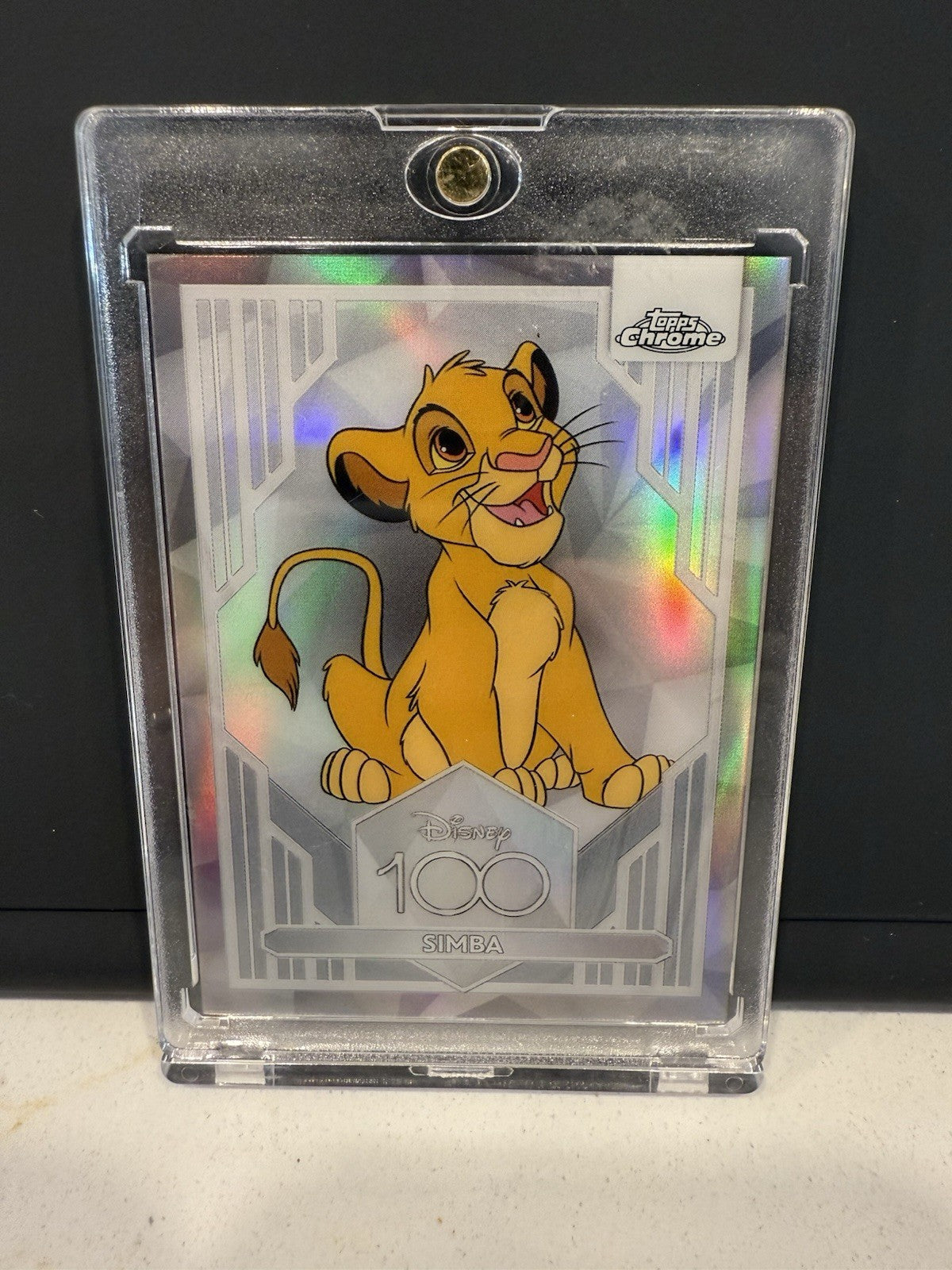 Simba 2023 Topps Chrome Disney 100 #65 Refractors
